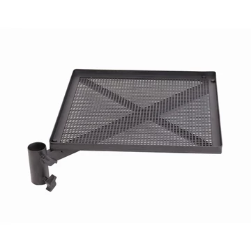 Desserte D'Angle 390X390 Alu Noir D36 Mono Point