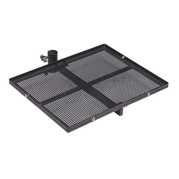 Desserte Alu Noir D36 Mono Point XL - 490 x 390 mm