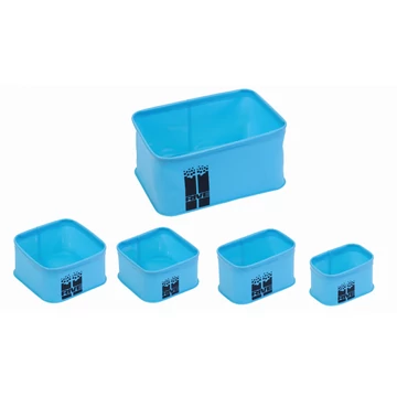 Set 5 Bacs EVA sans Couvercle XS+S+M+L+XL Aqua