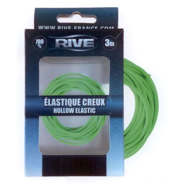 Elastiques Creux 3 m en sachet 1,30 mm Nr 3-5 VERT CLAIR